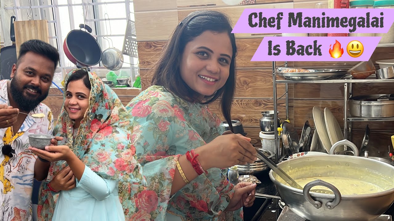 கைராசியான சமையல்காரி Chef Manimegalai 🔥 ஓடி ஒளிந்த Hussain 😃 Couple Cooking atrocities 👩‍🍳
