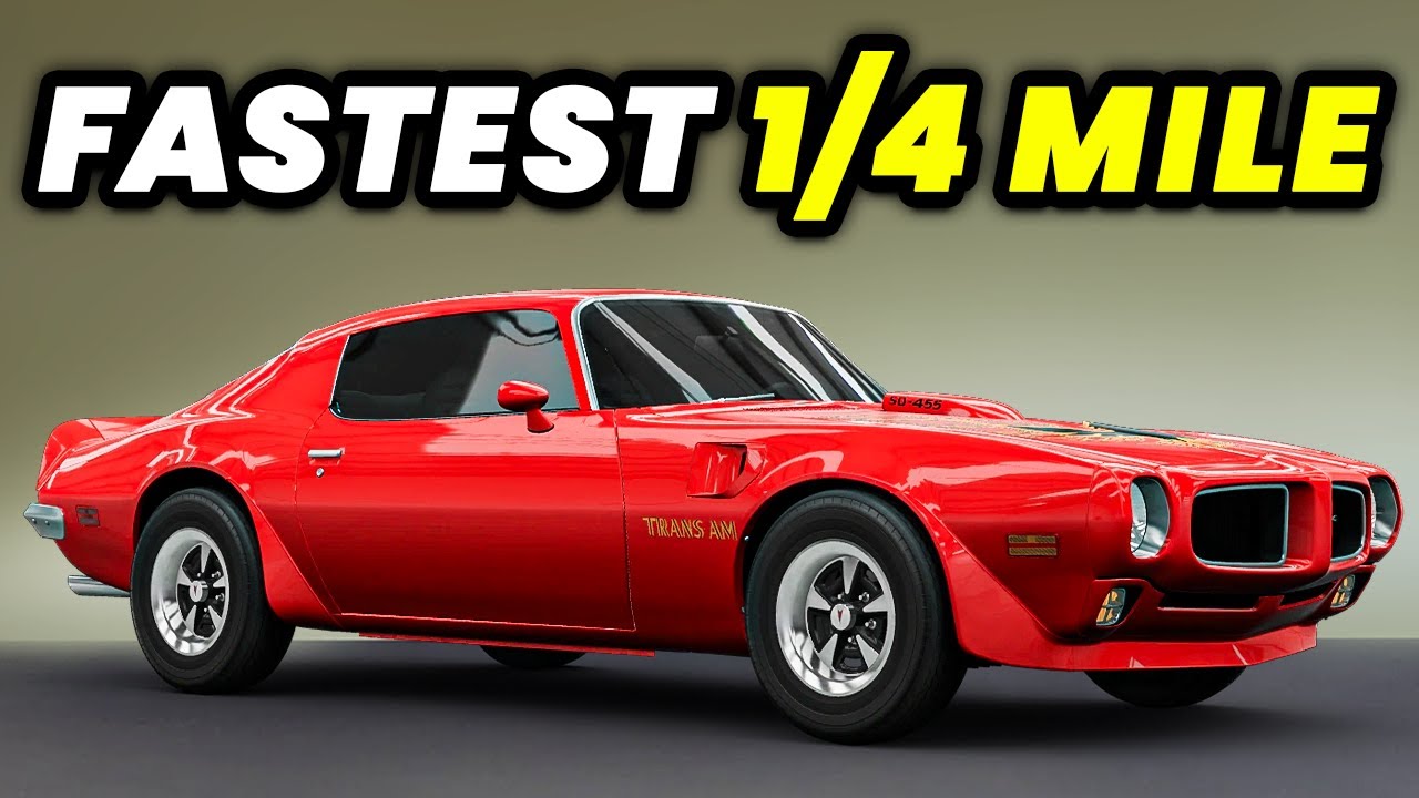 15 FASTEST 1970s Muscle Cars Over The Quarter Mile!