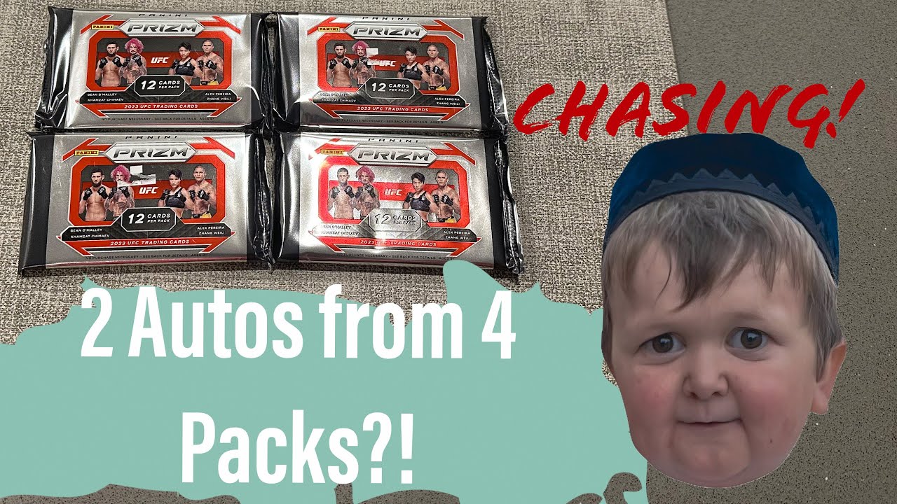 OMG! 2 AUTOGRAPHS PULLED FROM 4 PACKS?! 2023 Panini Prizm UFC Pack Opening!