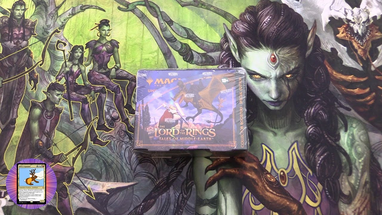 Распаковка коллекционных бустеров специального издания MTG Lord of the Rings!