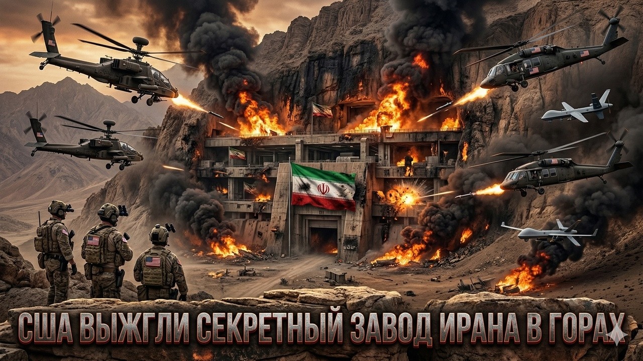 Американские рейнджеры штурмовали секретный завод Ирана в горах и уничтожили двести тысяч снарядов
