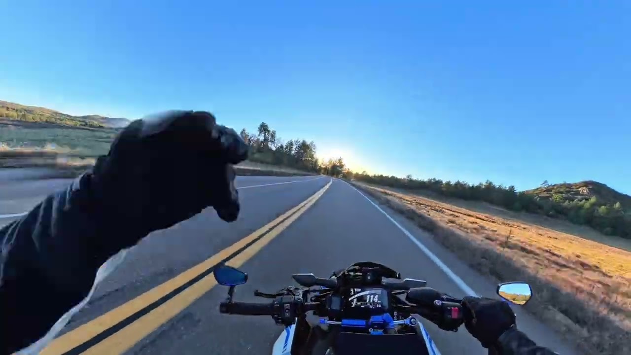 Sunrise Highway Insta 360 x5 - Motorcycles