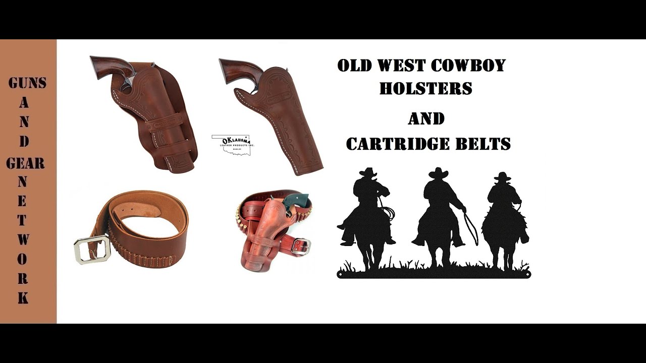 Western Style Cowboy Holsters and Cartridge Belt (Budget Friendly)