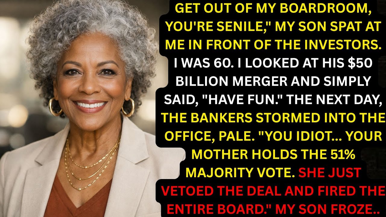 My Son Humiliated Me In The Boardroom  Next Morning, I Used My Veto Power To Fire Him...
