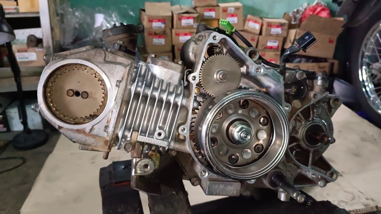 ประกอบเครื่องhonda wave 125s บังลมอะไหล่แท้แน่นๆครับ..  #TOMอะไหล่