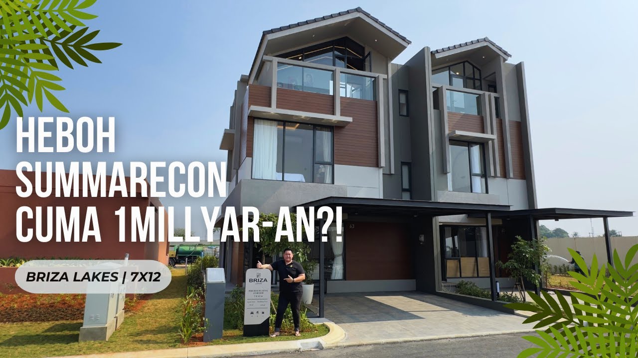 Heboh Rumah Summarecon Cuma 1 Millyar-an Aja?! 😱 | Summarecon Tangerang Cluster Briza Lakes 7x12