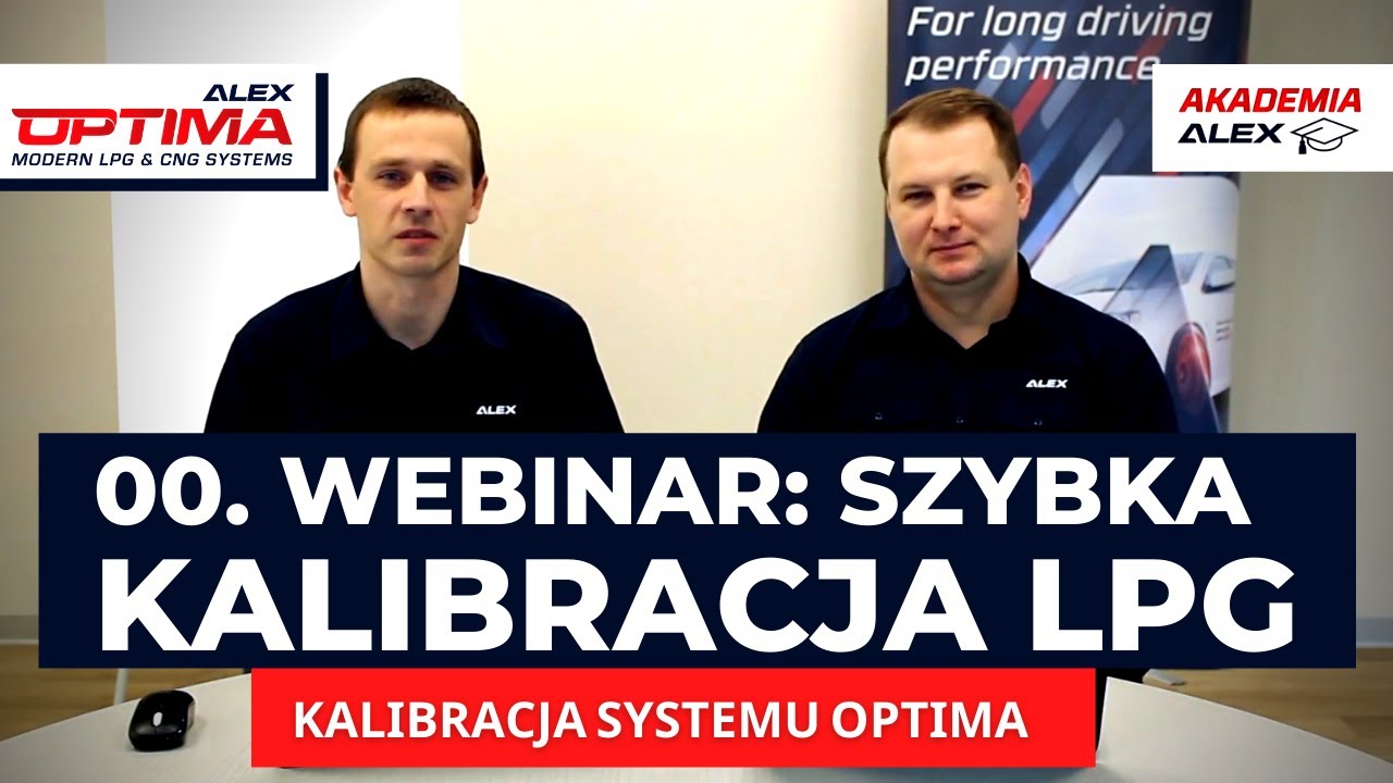 WEBINAR: szybka kalibracja systemu lpg OPTIMA | Autogas ALEX