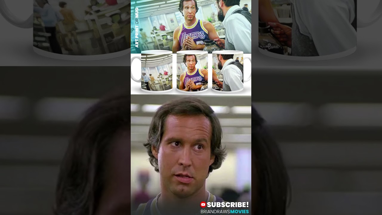 Chevy Chase in Fletch - Acrylic Painting