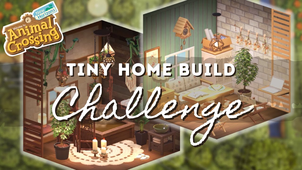 TINY HOME BUILD CHALLENGE | Animal Crossing New Horizons