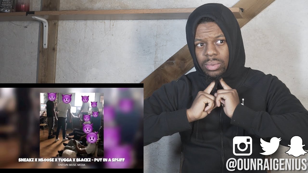 (NPK) Sneakz x MLoose x Tugga x Blackz - Put in a Spliff #Exclusive | Genius Reaction