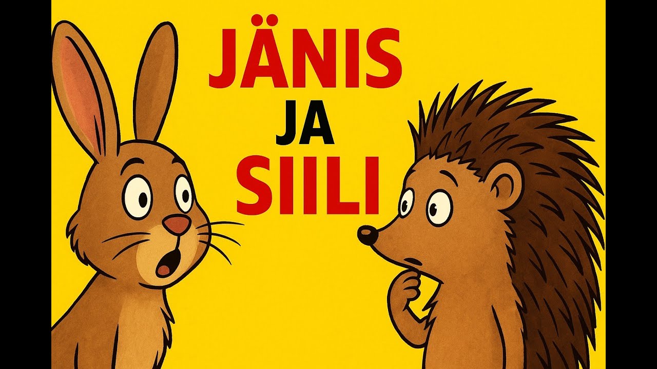 JÄNIS JA SIILI – Viisas siili ja ylpeä jänis 🐇🦔 Hauska klassikkosatu Grimmin veljesten satu suomeksi