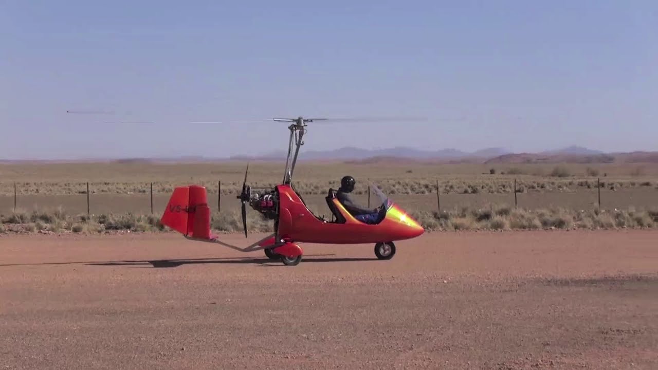 Мир AutoGyro. Рекорд высоты Мартина Уитчера на автожире в Намибии