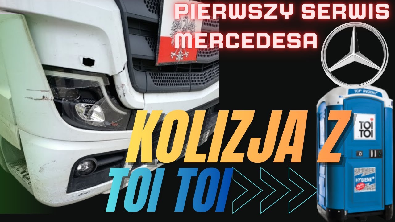 Spowodowałem kolizję | Pierwszy serwis Mercedesa | Walking Floor po kraju