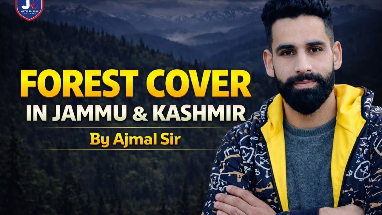 FOREST COVER IN J&K BASED ON FSI ASSESSMENT || ISFR 2023 || #forestinspector 