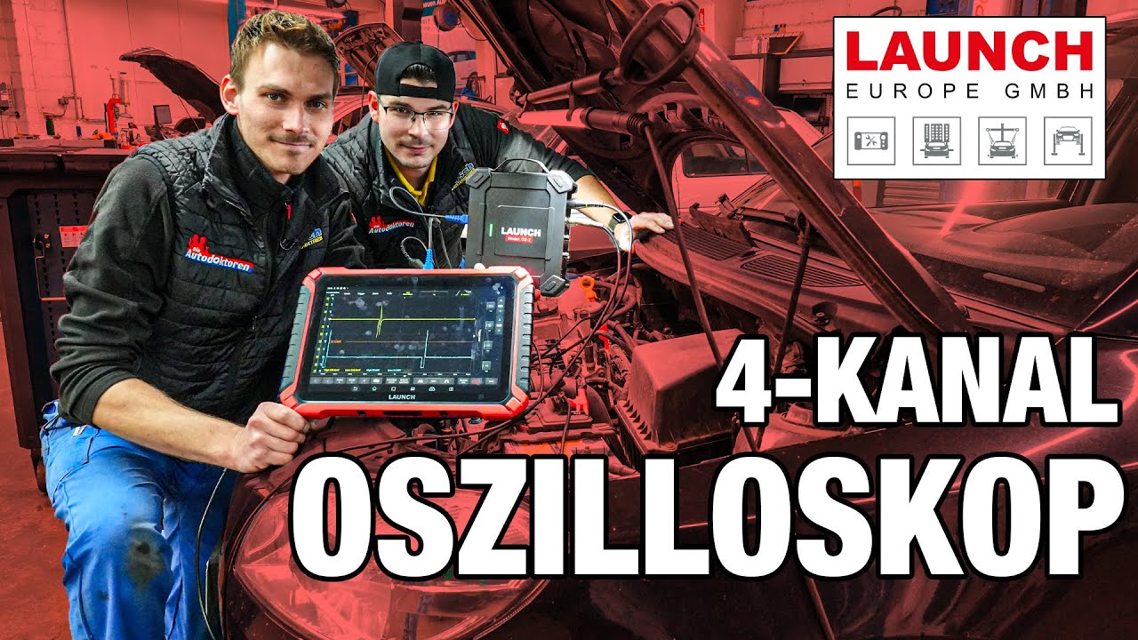 OSZILLOSKOP (4-Kanal) von LAUNCH Europe | Die O2-2 Scopebox