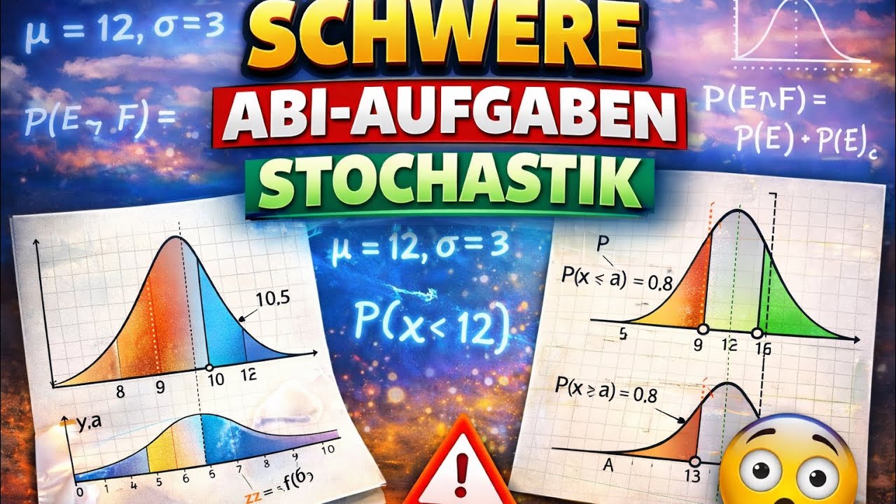 Abitur Stochastik – Extrem schwere Aufgaben komplett gelöst | Normalverteilung