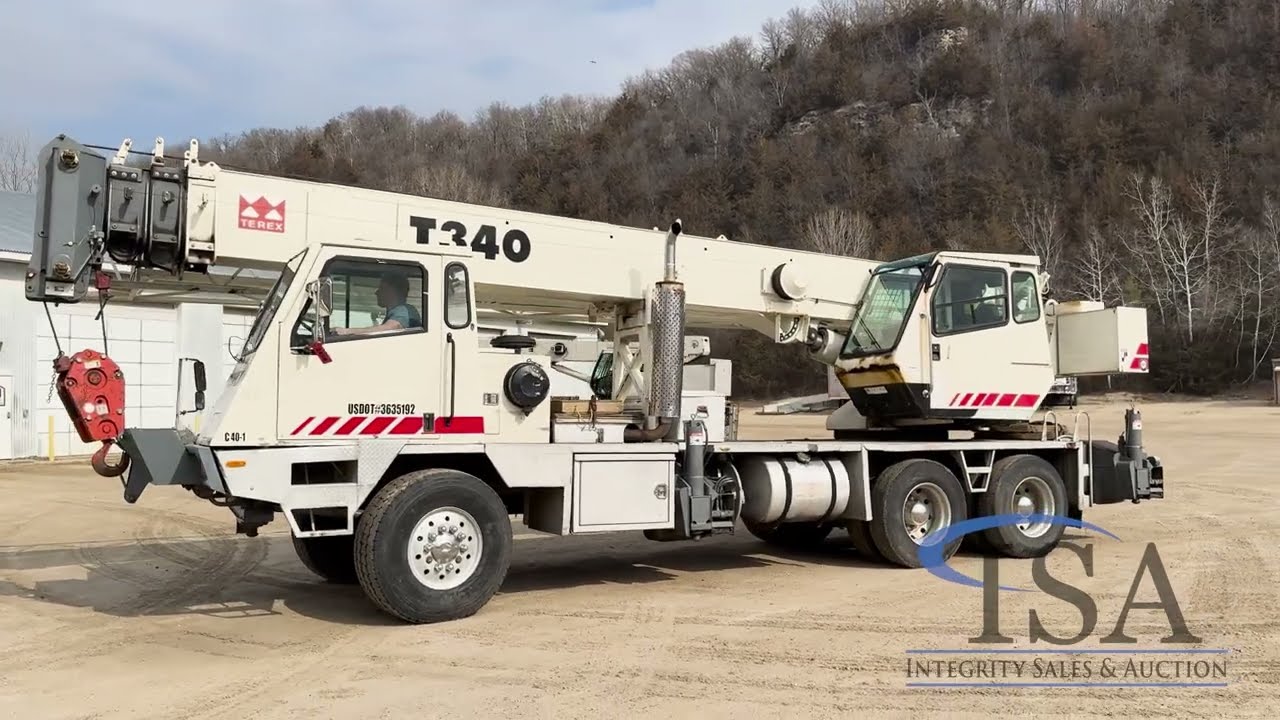 2458 - 1999 Terex T340 Crane Will Be Sold At Auction!