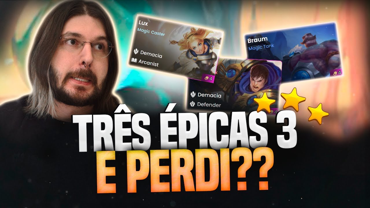 FECHEI TRÊS ÉPICAS 3 E PERDI?!
