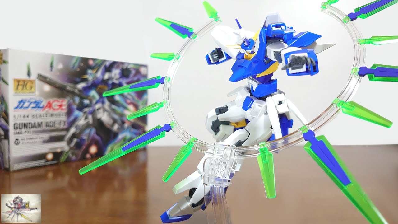 （Cファンネルをディスプレイ可能！よく動いて派手なポーズがきまる！）HG 1/144 ガンダムAGE-FX　レビュー