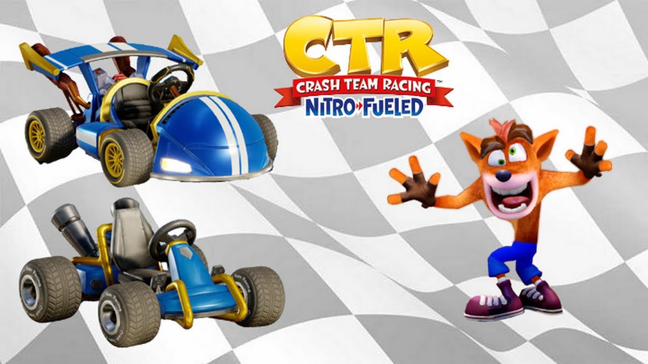 Crash Team Racing Nitro-Fueled: CTR & CNK set showcase - Crash