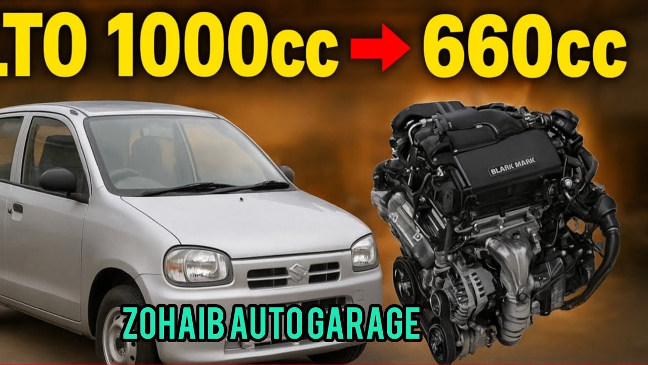 Suzuki Alto 1000cc to 660cc Black Mark Engine | Final Part 🔥 Complete Car Ready