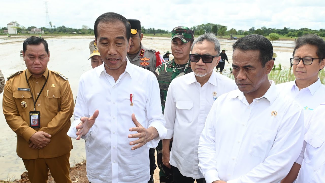 Keterangan Pers Presiden Jokowi usai Tinjau Pompa Air untuk Sawah dan Pertanian, 26 Juni 2024
