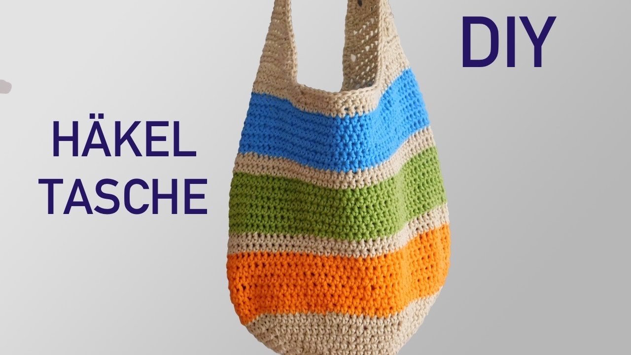 Tolle Häkeltasche | Anleitung für Anfänger / Tasche häkeln
