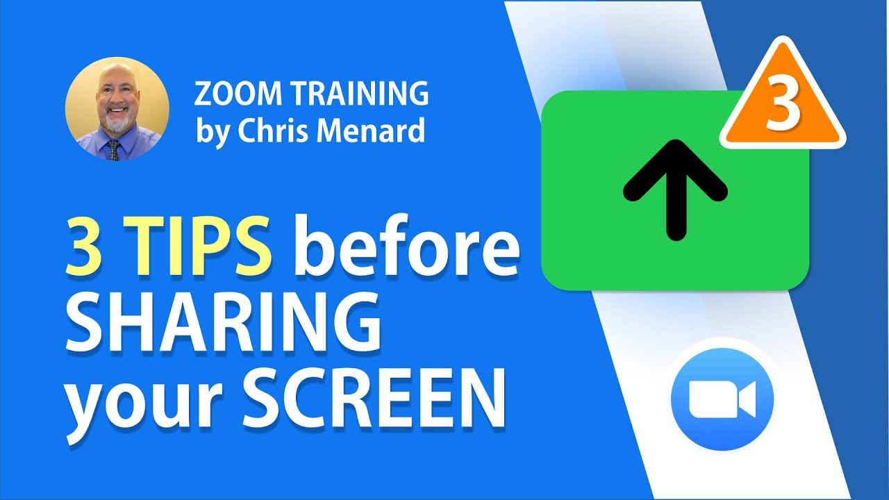 Three Zoom TIPS before SHARING your SCREEN | Zoom Meetings Tutorial
