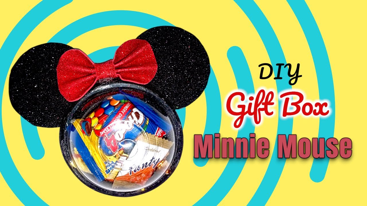 Cute Minnie Mouse Candy Box 🍬 | Easy DIY Gift Idea | Best Gift for Kids