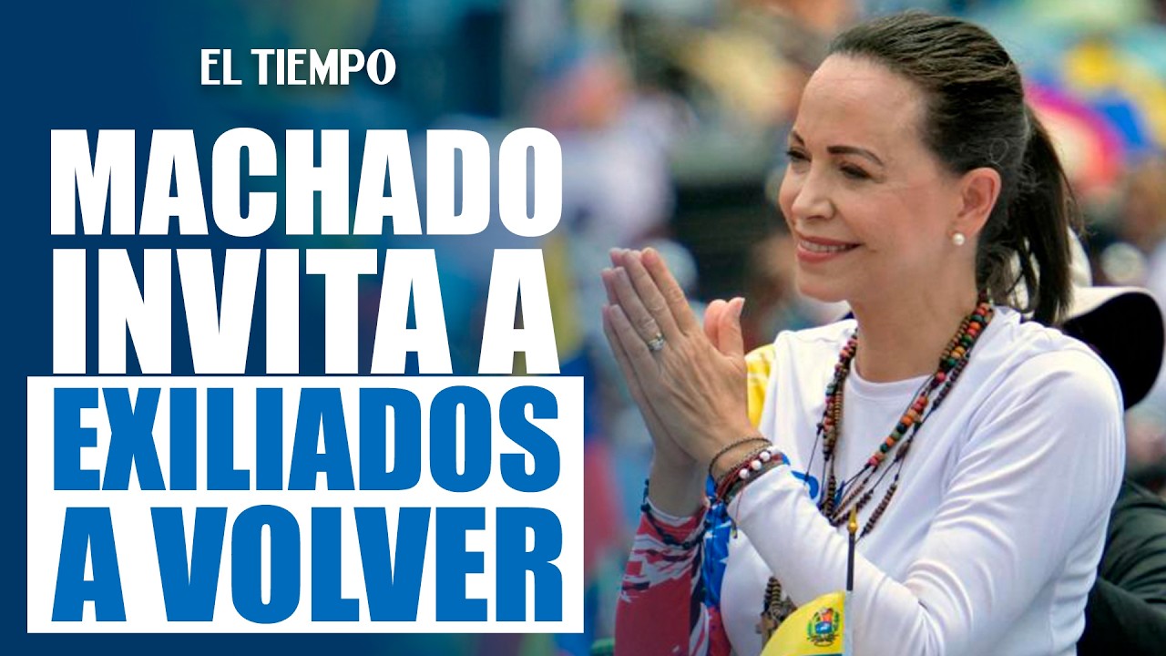 Machado en Chile: 'Volveré a Venezuela en unas semanas'