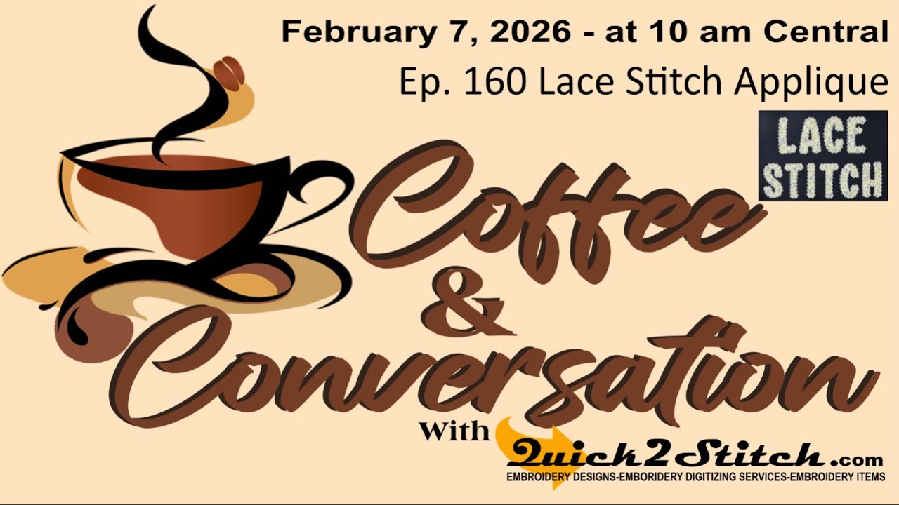 Ep. 160 Lace Stitch Applique