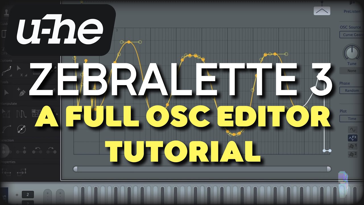 Zebralette 3 Synth (Beta) Getting Started Guide - 2) Full Oscillator Section