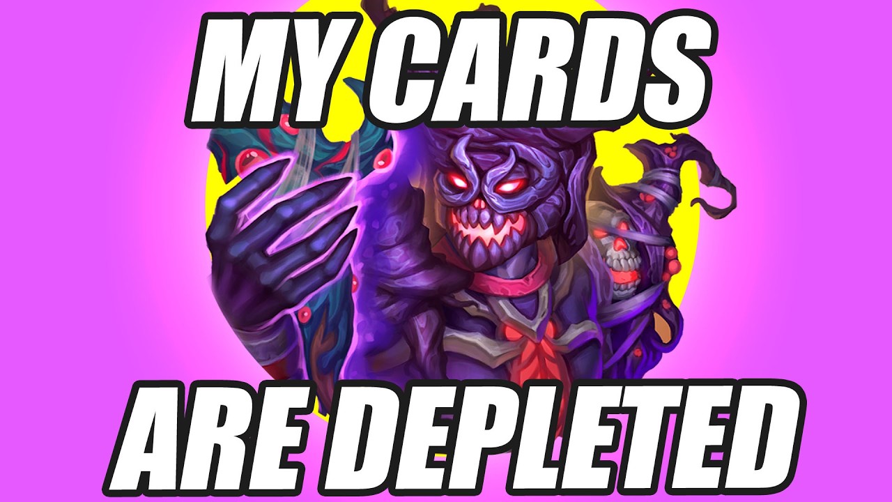 MY CARDS! MY CARDS! MY CARDS!  ARE DEPLETED
