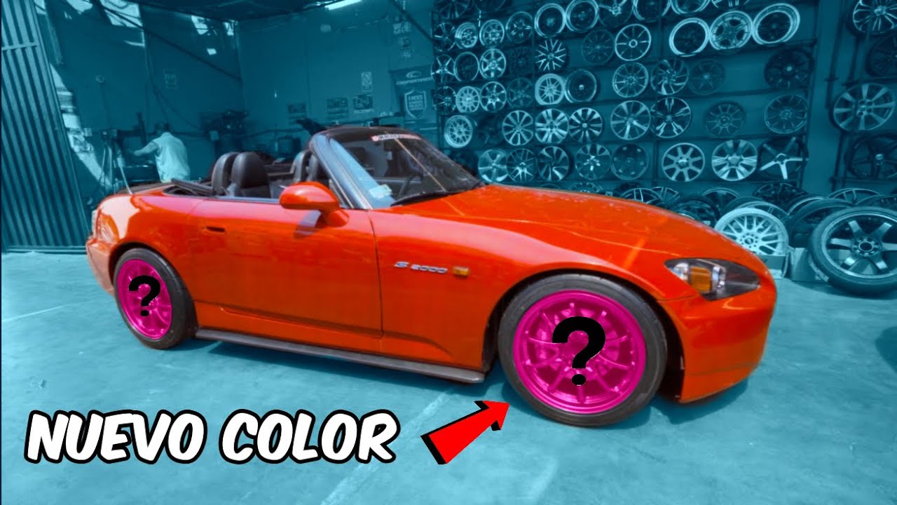 NUEVO COLOR a los RINES/AROS del Honda s2000