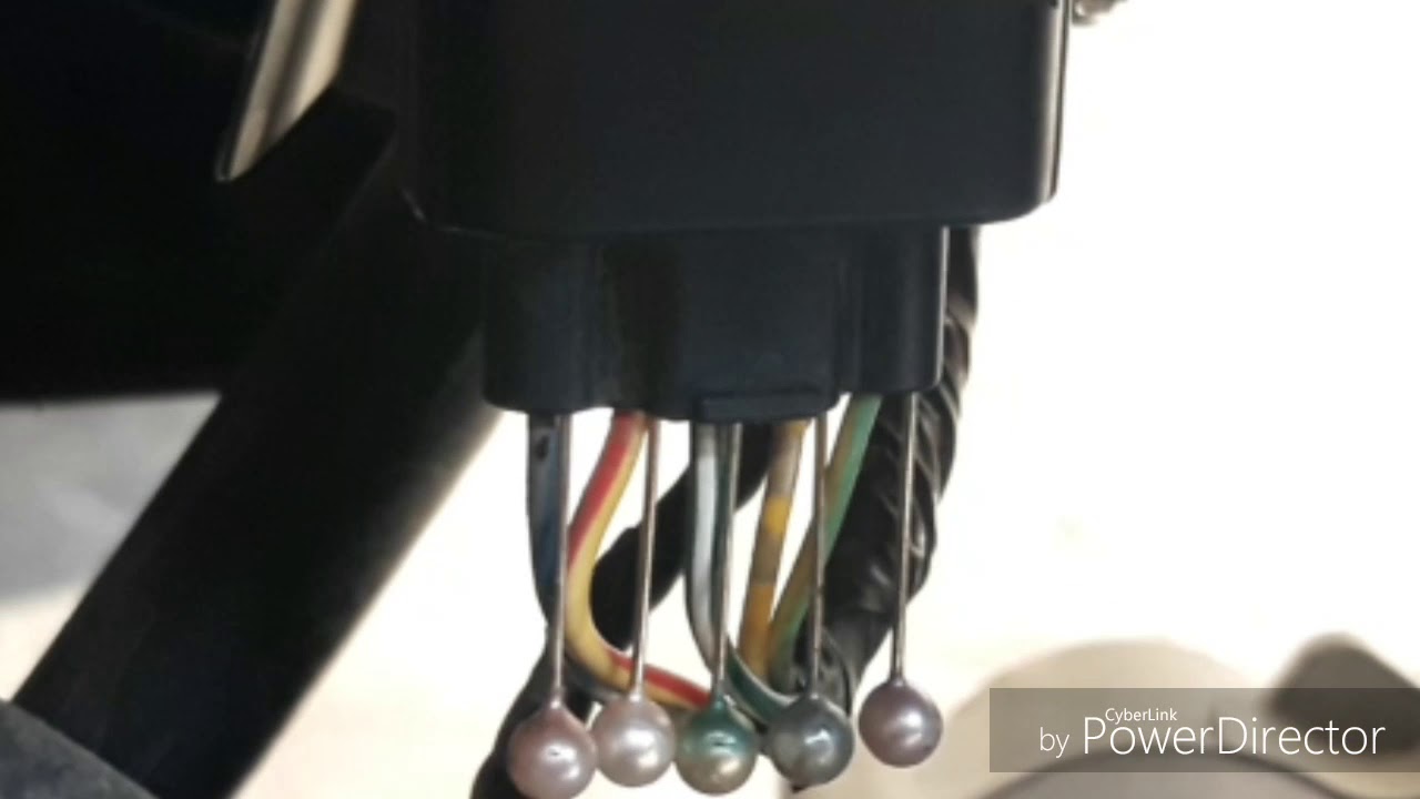 Teste de alimentação e sinal  de cada fio da unidades de sensor da NXR BROS 160 2016
