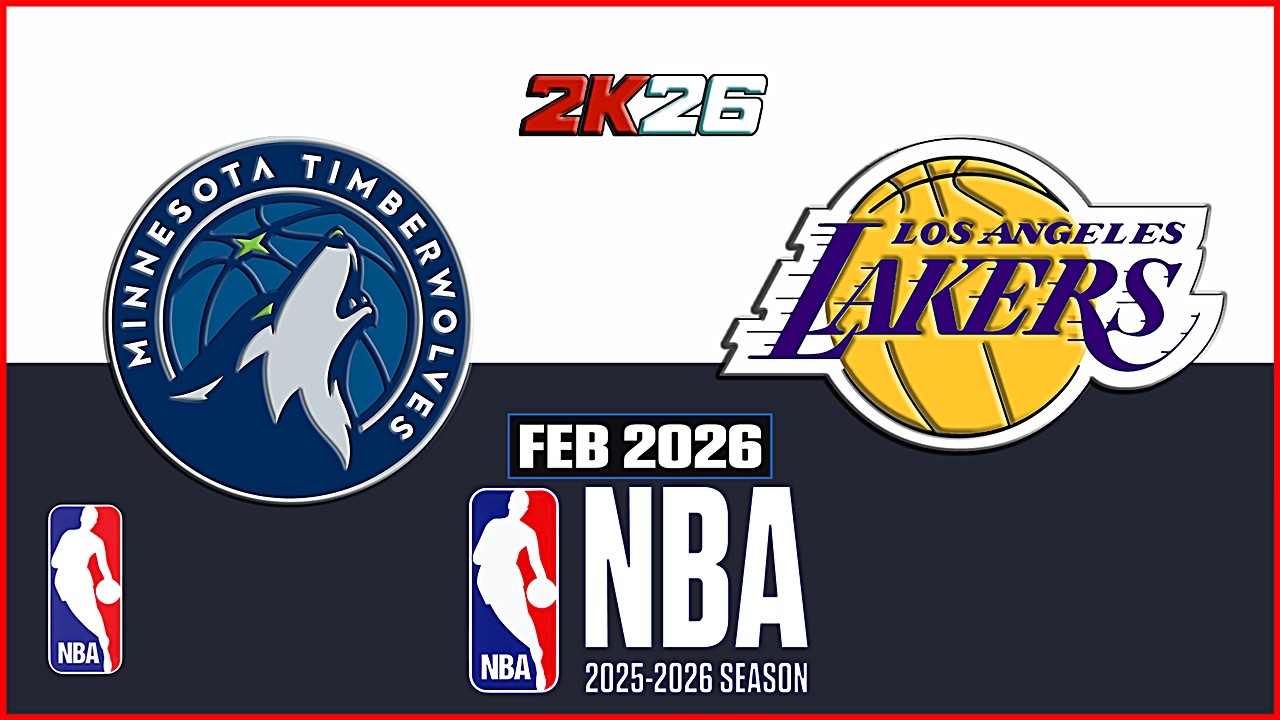 TIMBERWOLVES  vs  LAKERS  | NBA 4TH QUARTER Highlights | lakers vs timberwolves | NBA 2K26 |