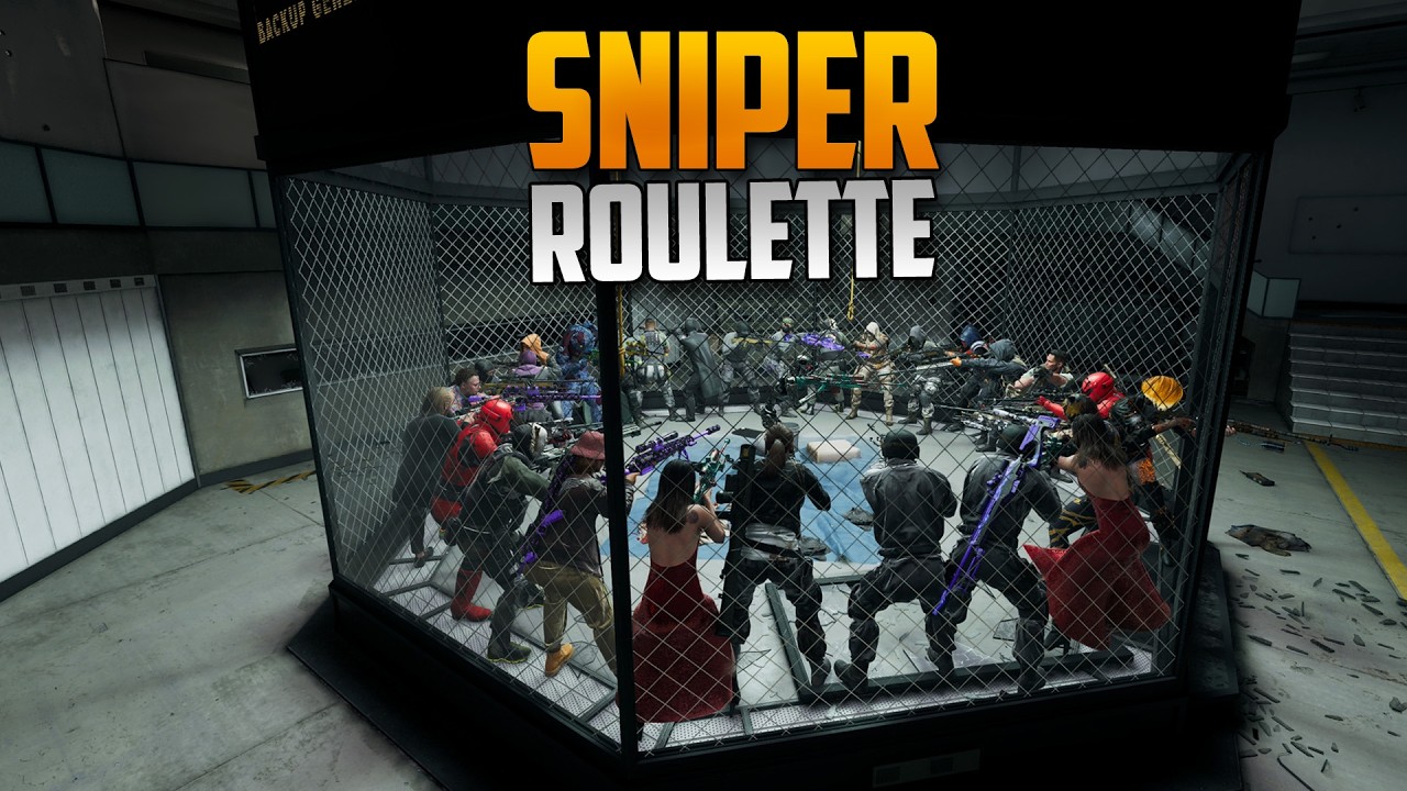 Sniper Roulette in the the octagon