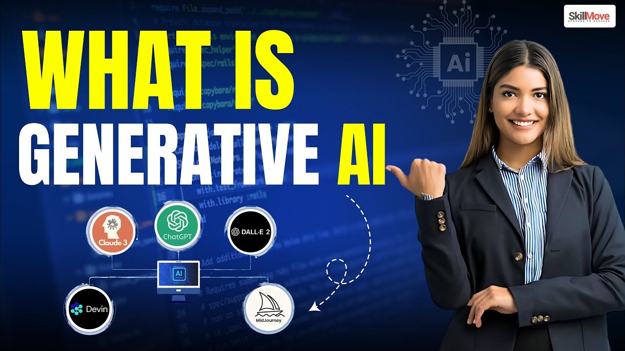 Generative AI Explained in 4 minutes | What is Generative AI ? | Introduction | SkillMove