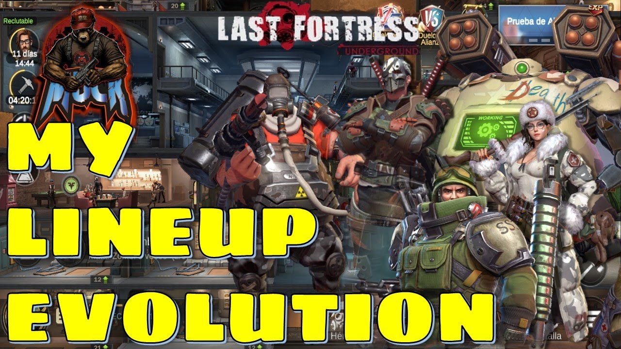 Last Fortress: Underground - My Lineup Evolution