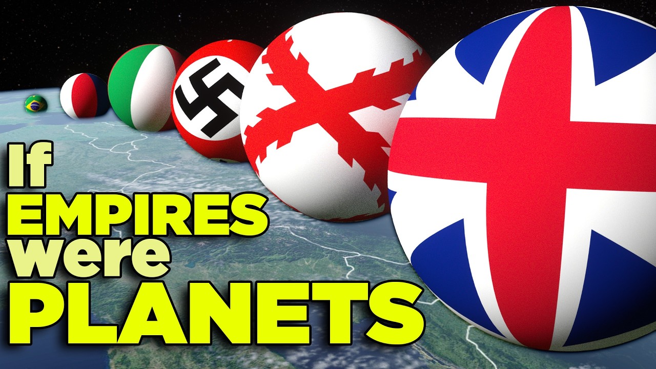 🌍 If EMPIRES were PLANETS  🌎 3D animation