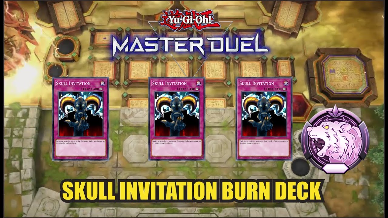 Adding Skull Invitation is Satisfying for this Burn Deck ~ YU-GI-OH! MASTER DUEL SEASON 48