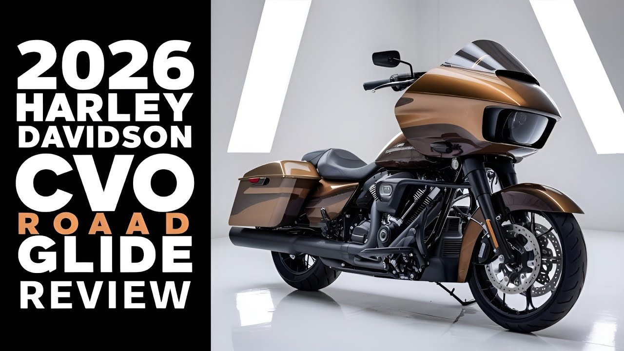 Harley-Davidson CVO Road Glide 2026 года — самый дорогой зверь в истории?! СУПЕР! Новые функции!