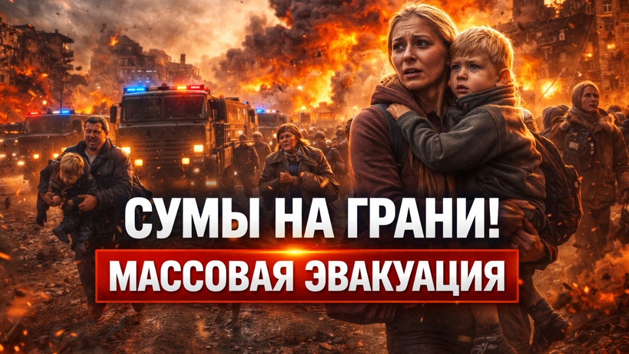 Сумы Украина &mdash; массовая эвакуация | Военный анализ