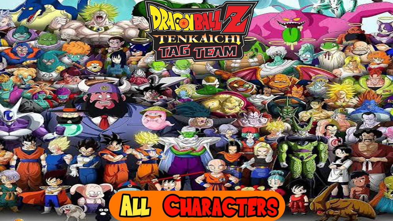 Все персонажи из Dragon Ball Z Tenkaichi Tag Team DBZ TTT MOD PPSSPP ISO для Android