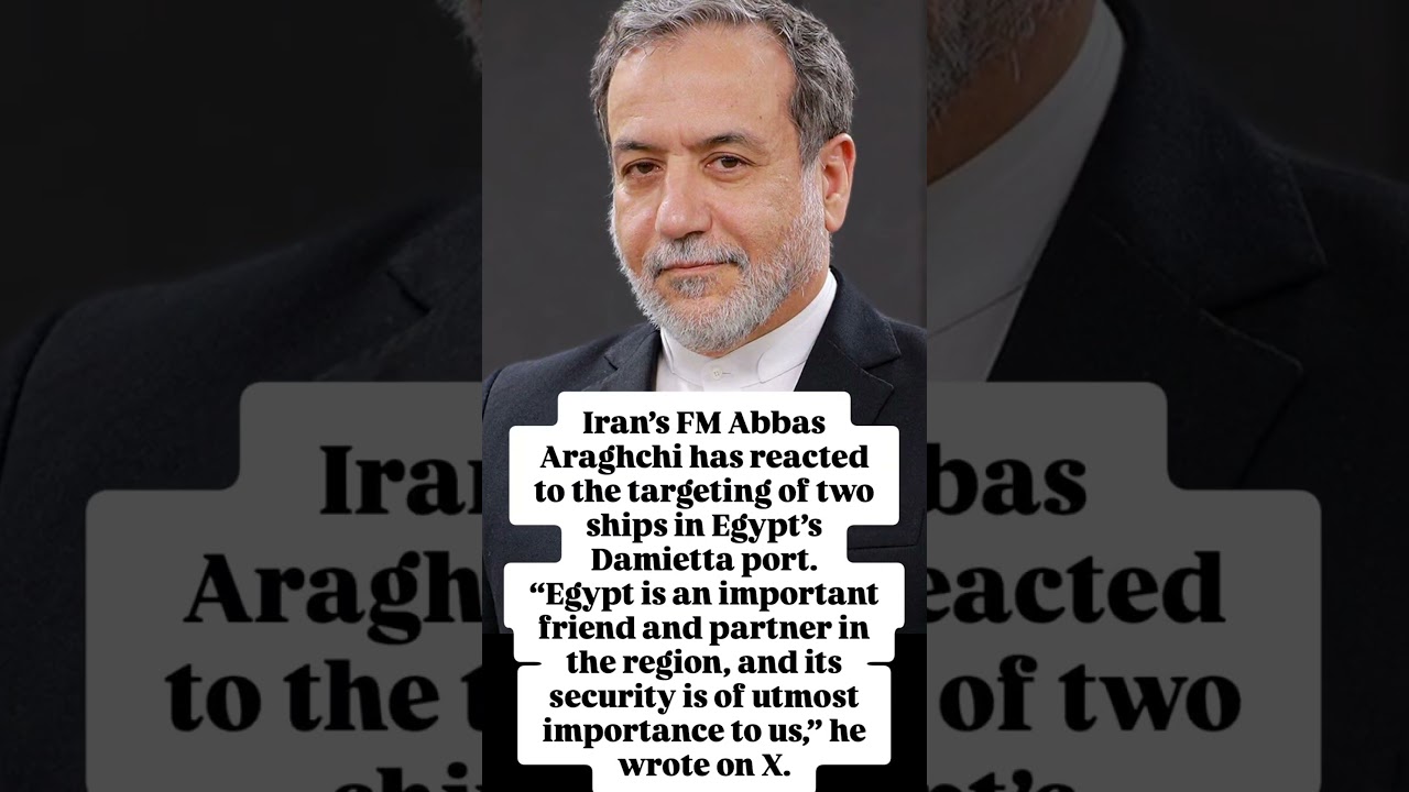 Iran FM Issues strong statement  Egypt Port Ship Attack #news #shorts