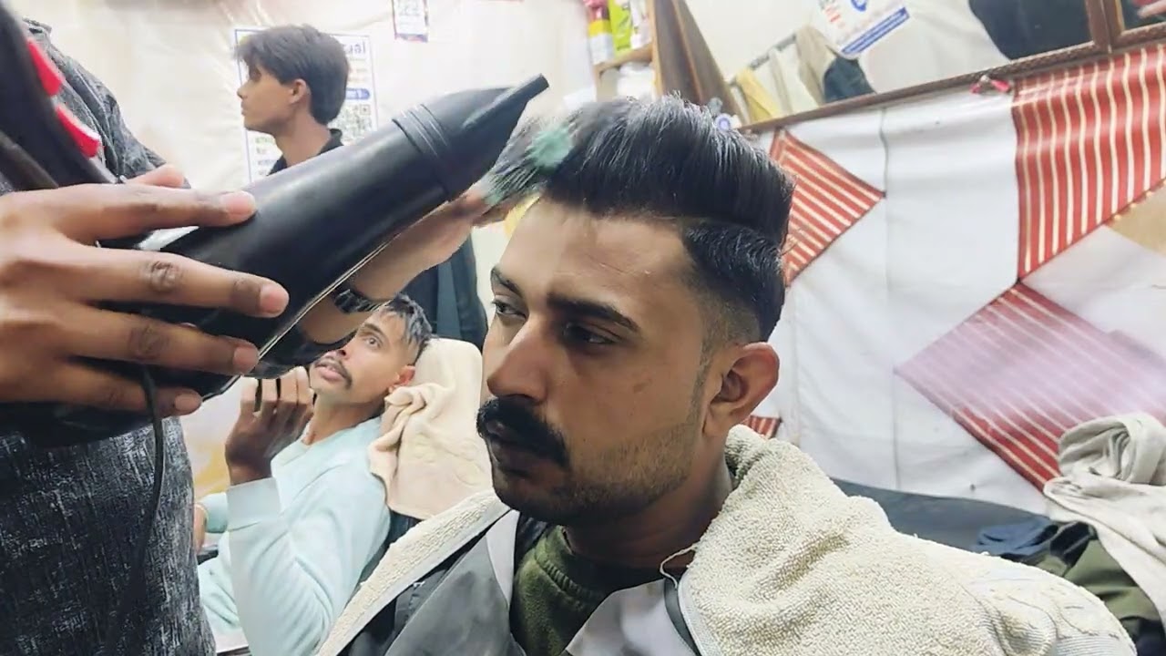 Hair dryer kaise karte hain 😲 hair style kaise karen New haircut trending video 🙀, 📸#hairstyle #boys