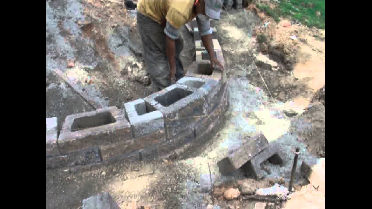 GeoStone Ashlar Retaining Wall Installation