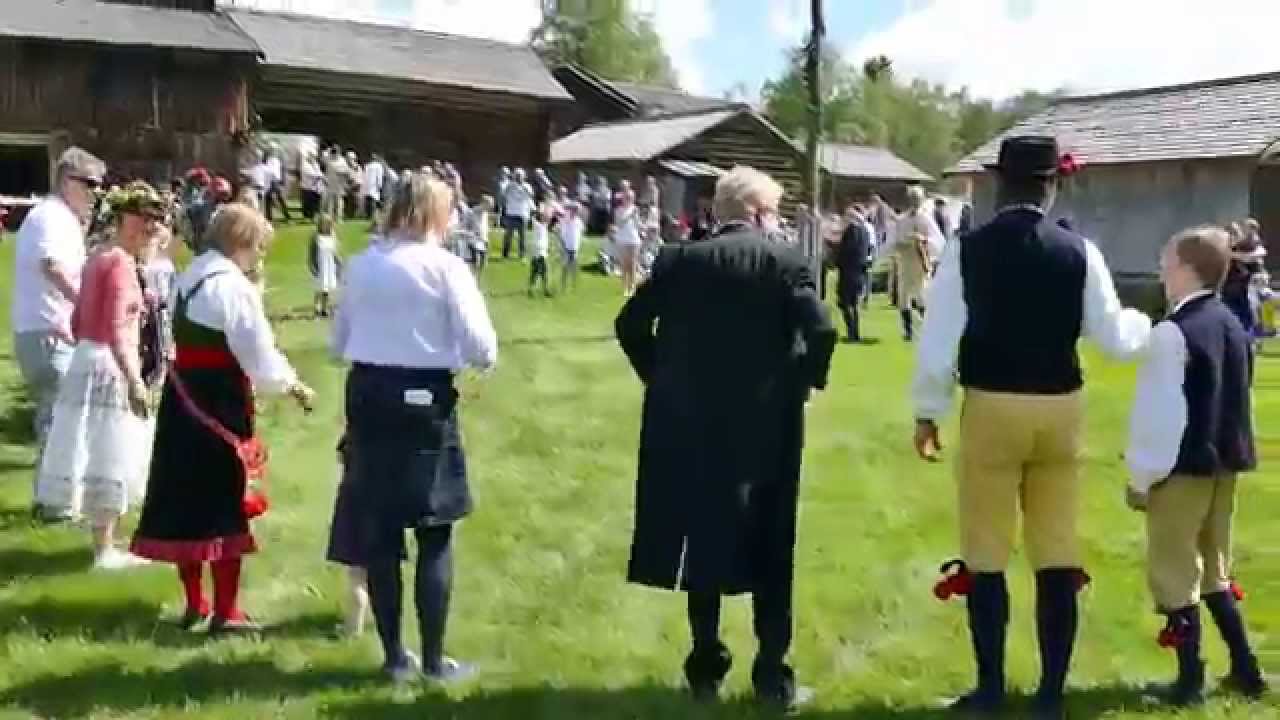Midsommar i Norrboda, Dalarna, Sverige, 2015