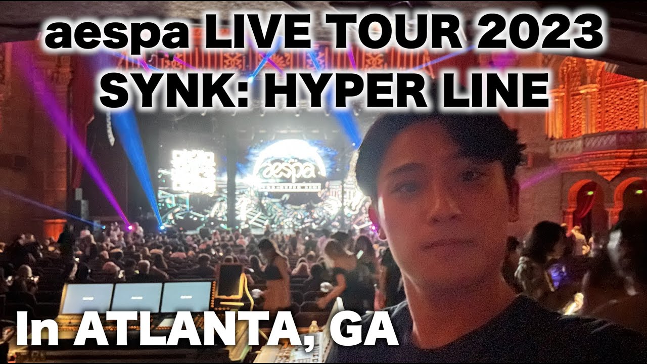 【aespa】FANCAM FULL アメリカツアーの4公演目! アトランタでのライブに行ってきた！【SYNK: HYPER LINE in ATLANTA】