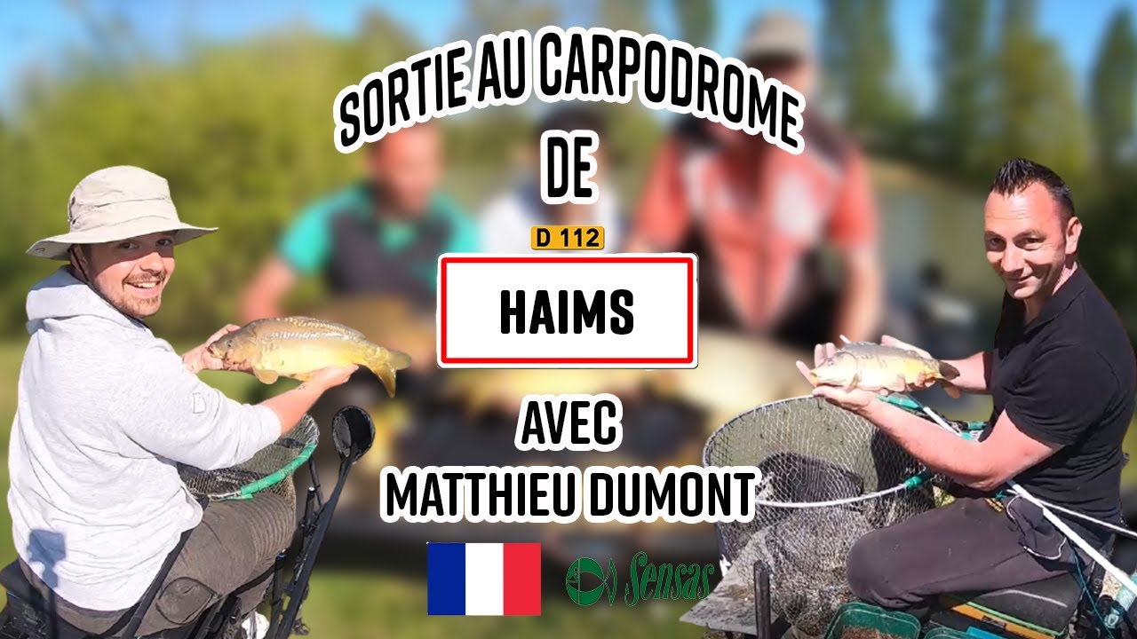 INVITÉ à LA PȆCHE PAR un PRO de chez SENSAS !! - Pêche Carpe au coup avec Matthieu Dumont